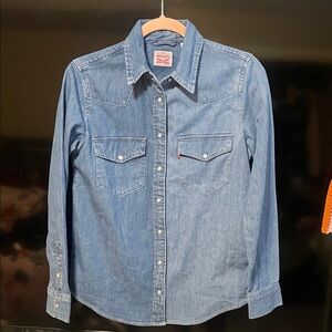 Levi's Classic Blue Button-Up Shirt